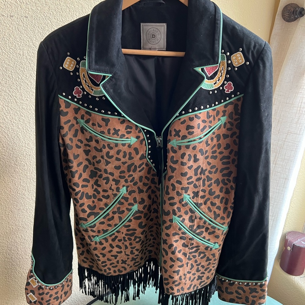 Double D Ranch Pair O Dice Jacket Size M
